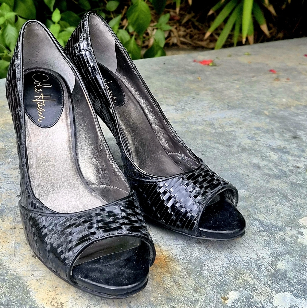 Cole Haan Black Patent Heels